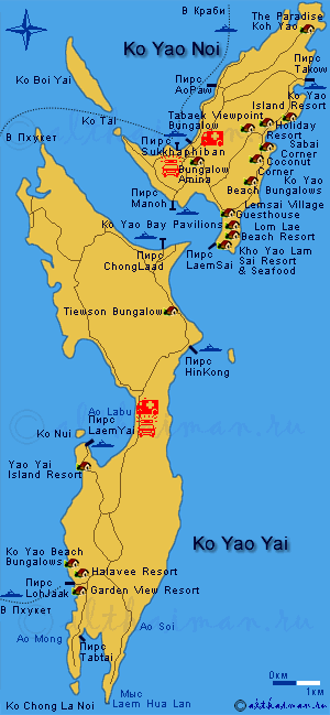 карта ПхангНга_ map of Phang Nga