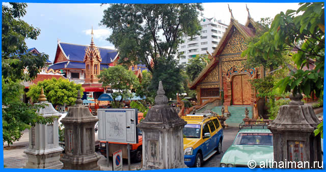 Храм Wat Chaimongkol - Речные Круизы в Чианг Мае, Чианг Май Тайланд Чанг Май Chiang Mai  Отели Чианг Мая Chiang Mai Hotels