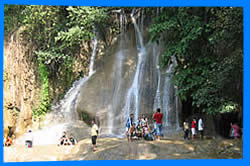 KANCHANABURI KWAI RIVER ERAWAN WATERFALL THAILAND_КАНЧАНАБУРИ РЕКА КВАЙ ЭРАВАН ТАИЛАНД 