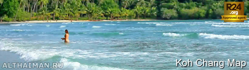 Long Beach Map, Koh Chang Maps