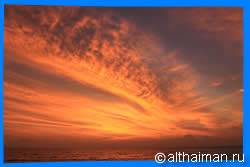 The Journey Up before Sunset over Phi Phi Don island 