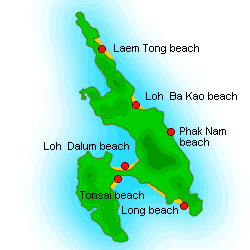 Phi Phi Beaches & Islands Guide, Where to Stay on Koh Phi Phi