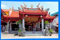 Храм Jui Tui Shrine в Пхукете, Пхукет Таун Достопримечательности, Китайские Храмы