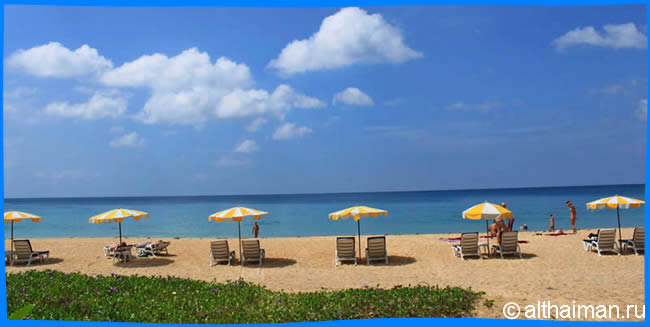 ПЛЯЖ НАЙ ТОН  ПХУКЕТ ОТЕЛИ ПХУКЕТА NAI THON  BEACH 
