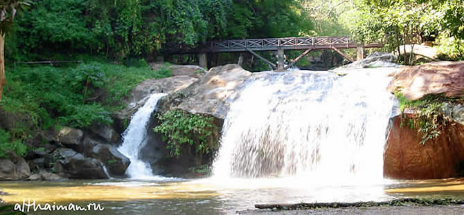 ВОДОПАД МЕ СА_CHIANG MAI NORTH THAILAND HOTELS HOSTELS RESORTS BUNGALOWS_ ЧИАНГ МАЙ ЧАНГ МЕЙ СЕВЕРНЫЙ ТАИЛАНД_MAE SA  WATERFALL