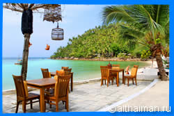 Haad Salad Beach Restaurants & Food 