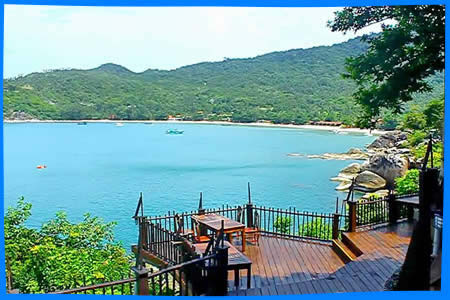 Pool Deck Bar at Panviman Koh Phangan