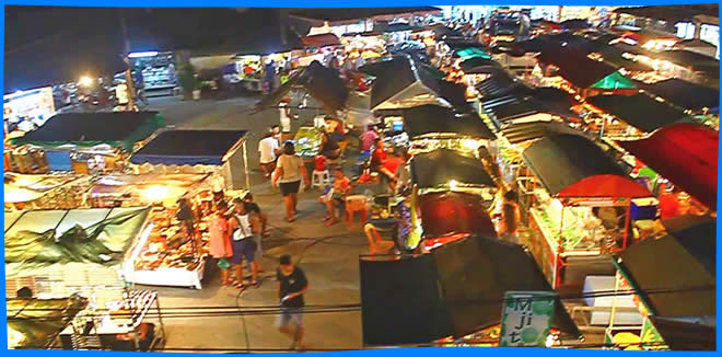 Thong Sala Food Market