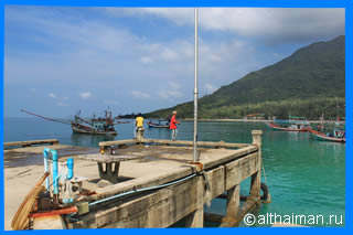 The Chaloklum pier Photo ОСТРОВ КО ПАНГАН _ КОХ ПХАНГАН ТАИЛАНД _KOPANGAN_ KOH PHANGAN ISLAND THAILAND 