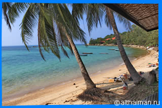 Ao Sri Thanu  beach Koh Phangan Ко Панган Тайланд