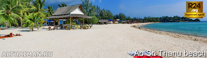Ao Sri Thanu Beach Map, Koh Phangan Maps