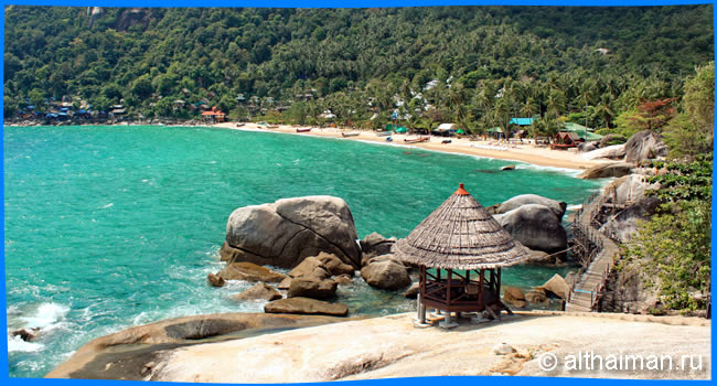 haad yuan beach koh phangan 