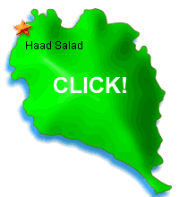 Getting to haad salad by motorbike