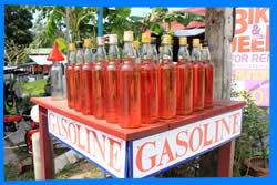 How to fill a motorbike - How many gasoline? 