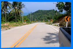 Roads on Koh Phangan