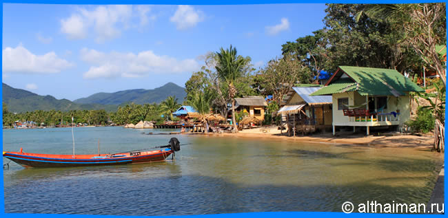 Wok Tum beach Koh Phangan Ко Панган Тайланд